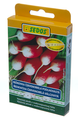 VPS5m Reďkovka červenobiela podlhovastá Slovana,150 semien neobaľované